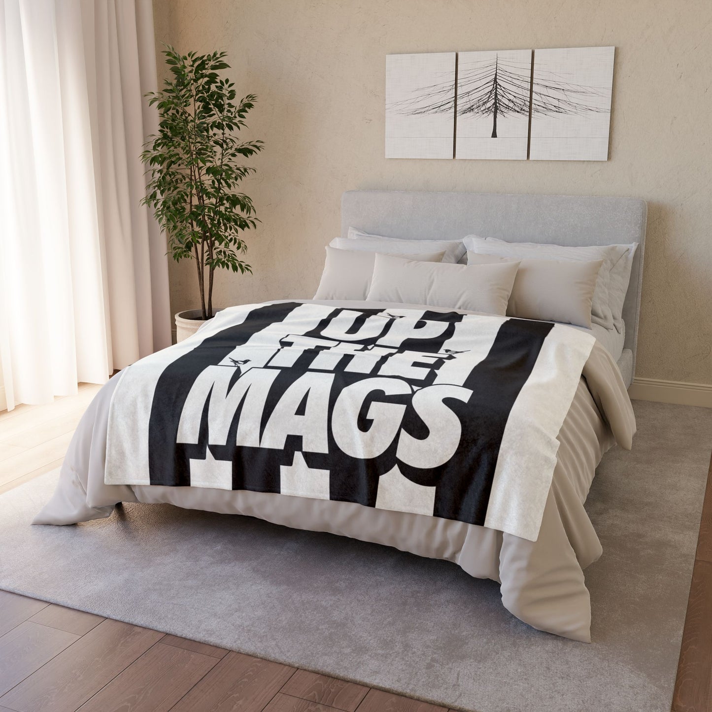 Up The Mags - Soft Polyester Blanket