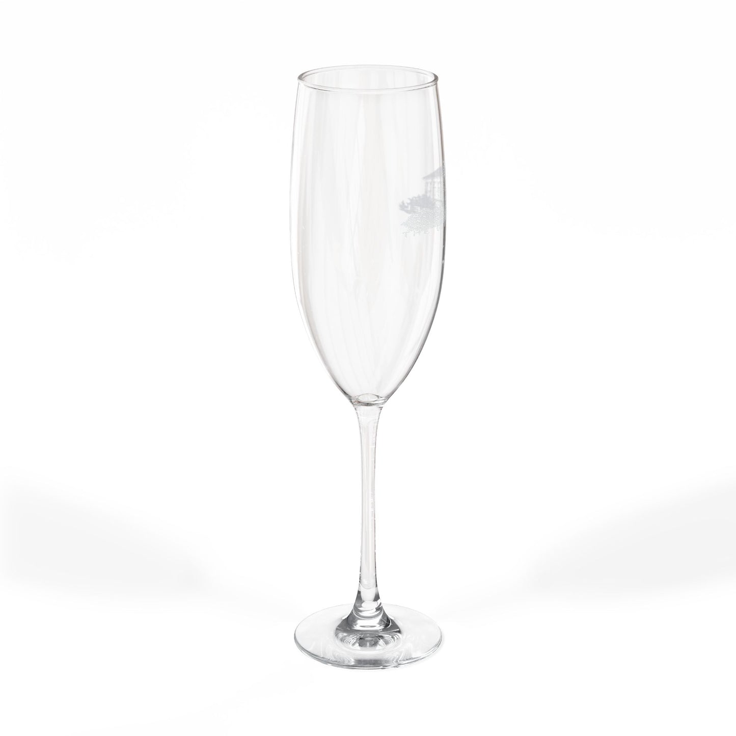 The Glass Chapel Engraved Champagne Flute
