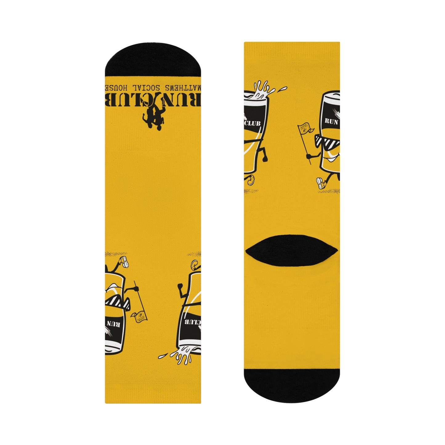 MSH Run Club Pint - Cushioned 3/4 Crew Socks