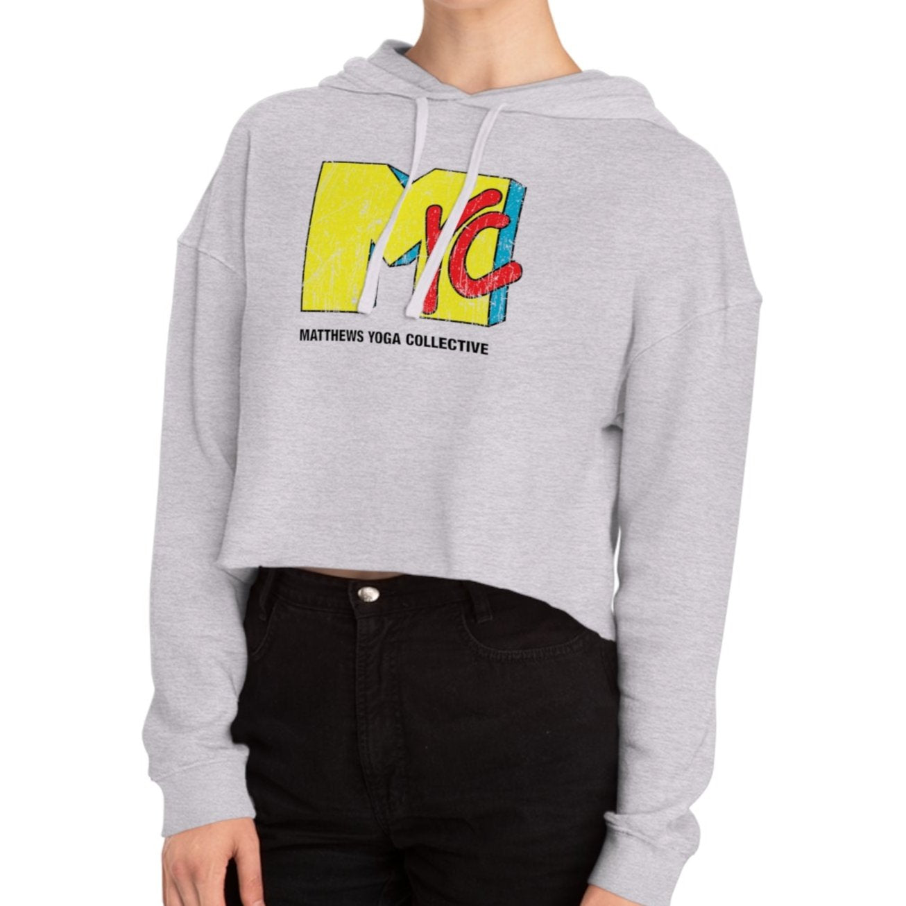 MYC 80's Women’s Cropped Hooded Sweatshirt