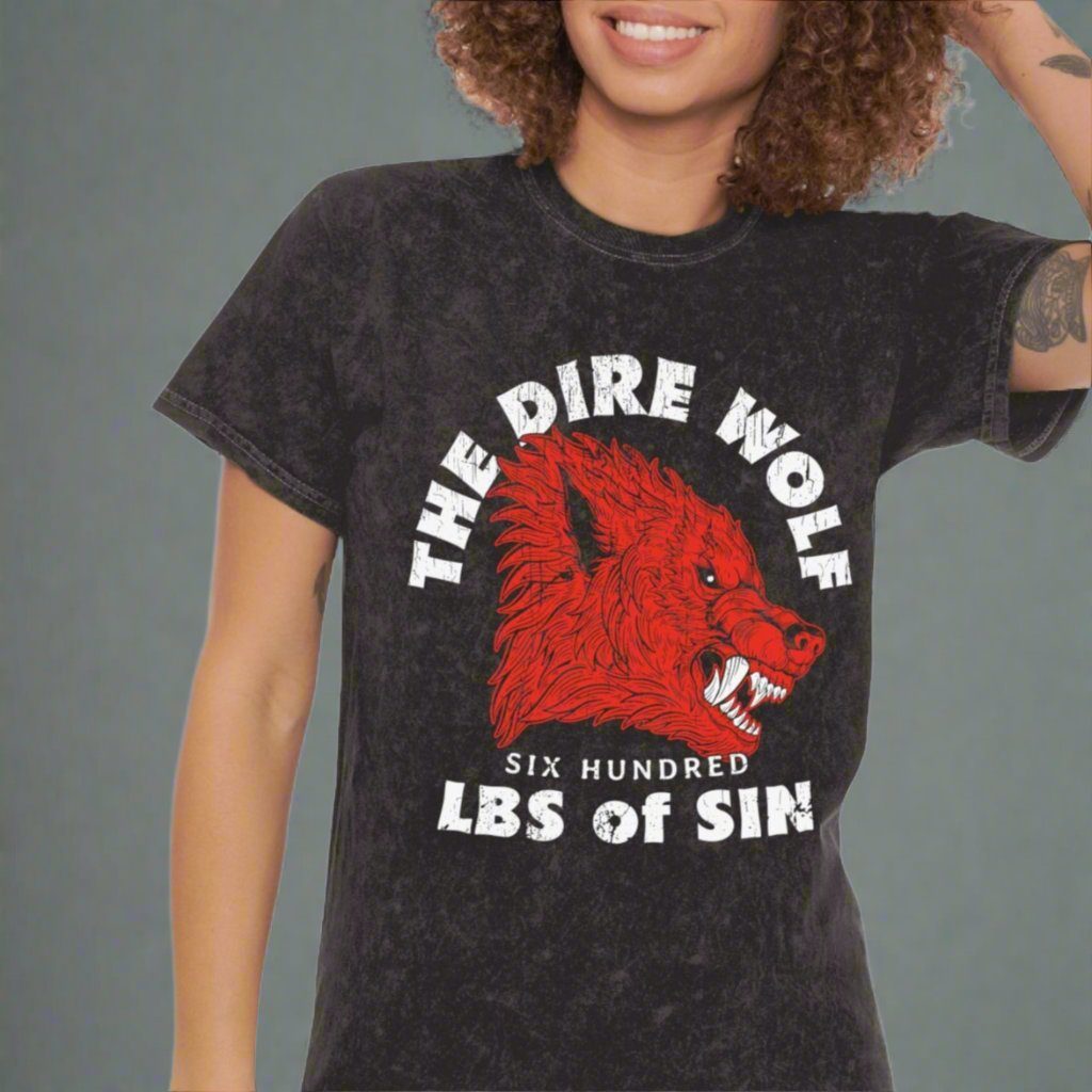 Dire Wolf Mineral Wash Tee