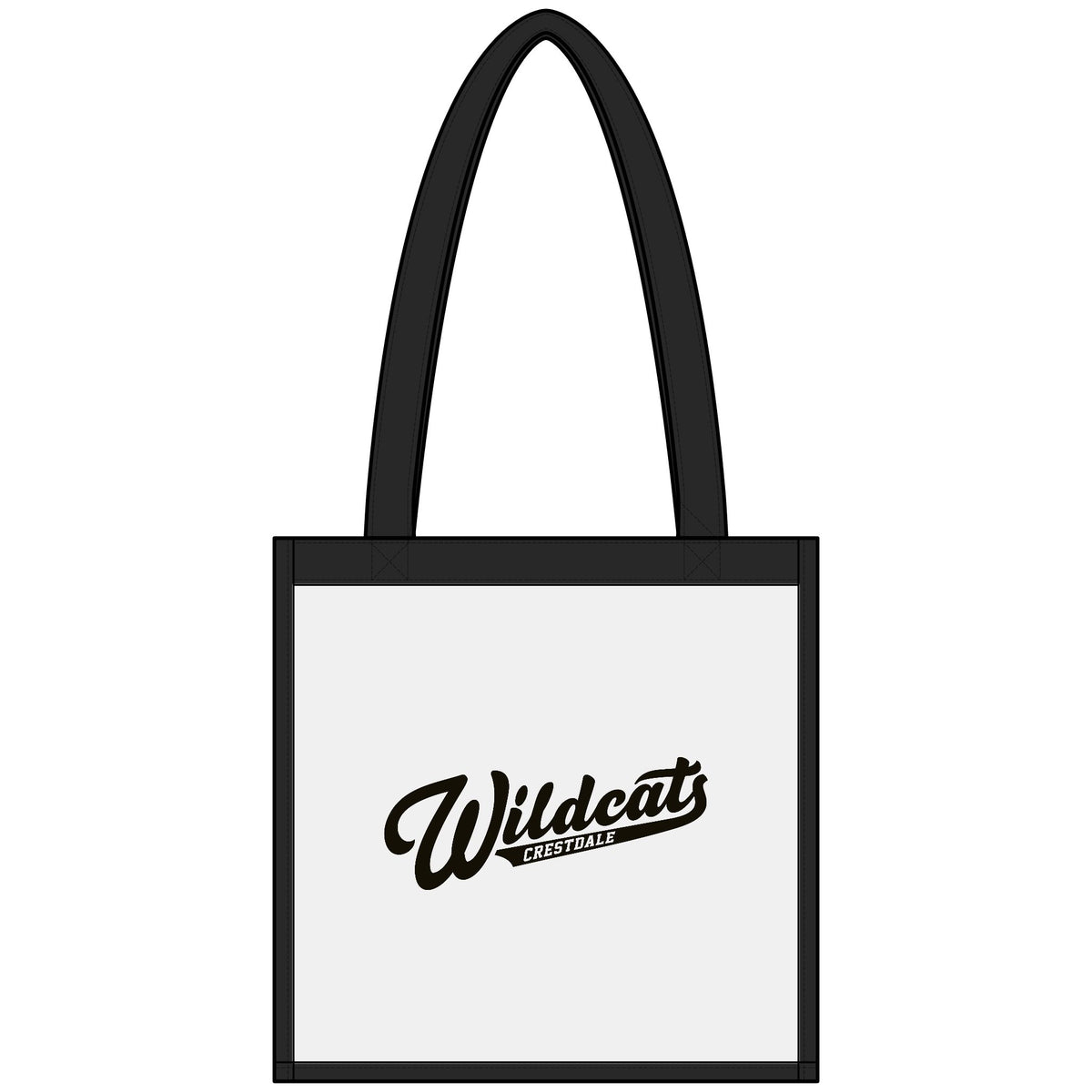 Clear Stadium Tote — Wildcat Mascot Clear Game Day Tote