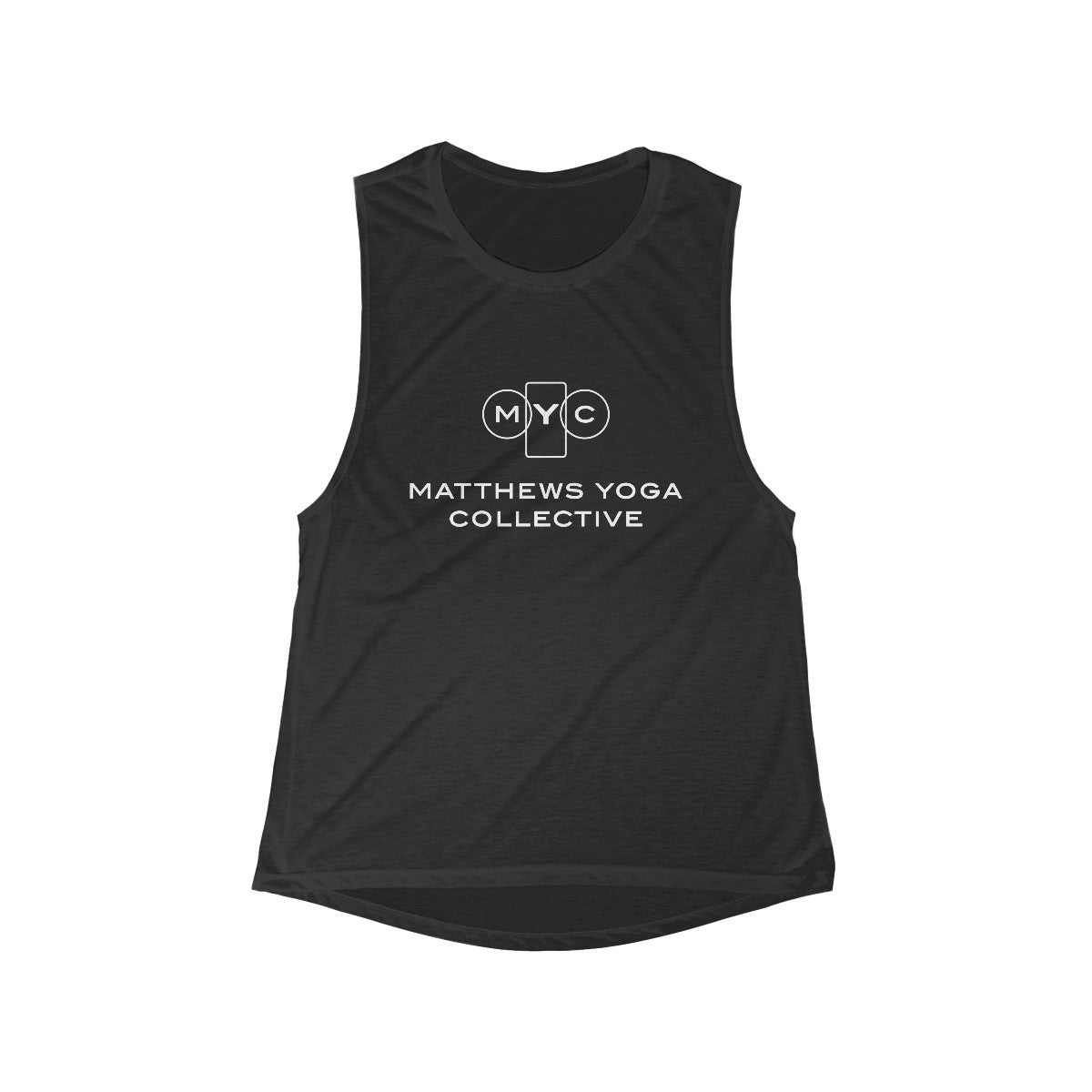 MYC Logo - Flowy Scoop Muscle Tank