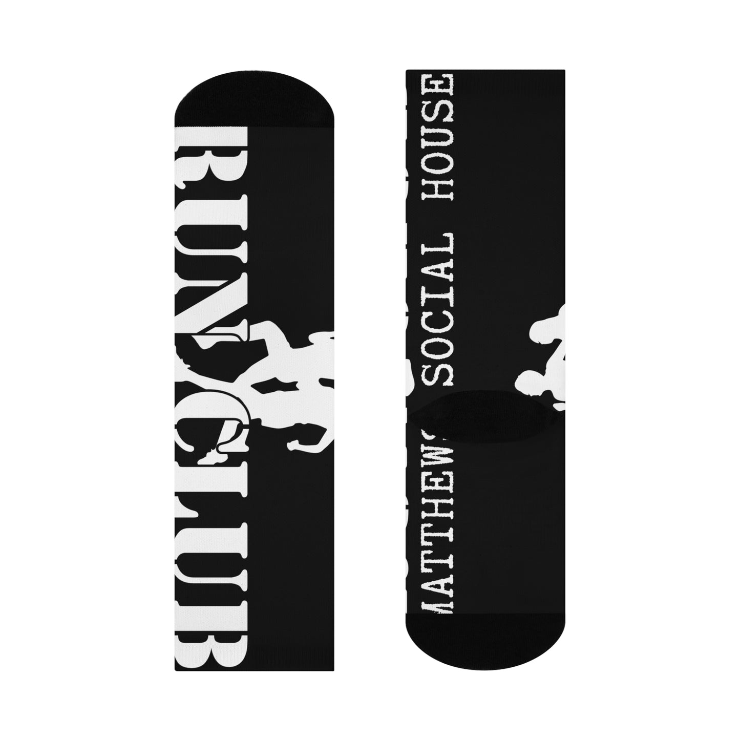 MSH Run Logo Zoom - Cushioned 3/4 Crew Socks