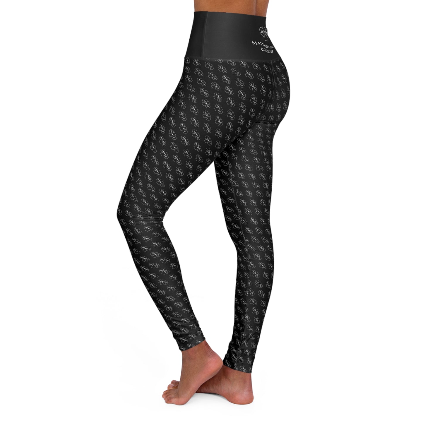 MYC Pattern High Waisted Yoga Leggings