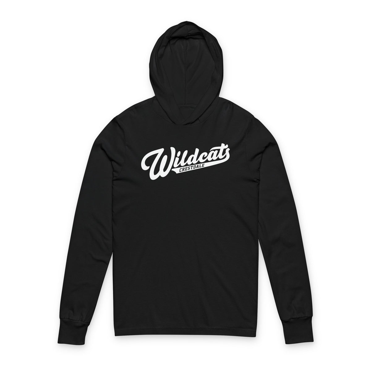 Crestdale Wildcats Lightweight Long-Sleeve Hoodie
