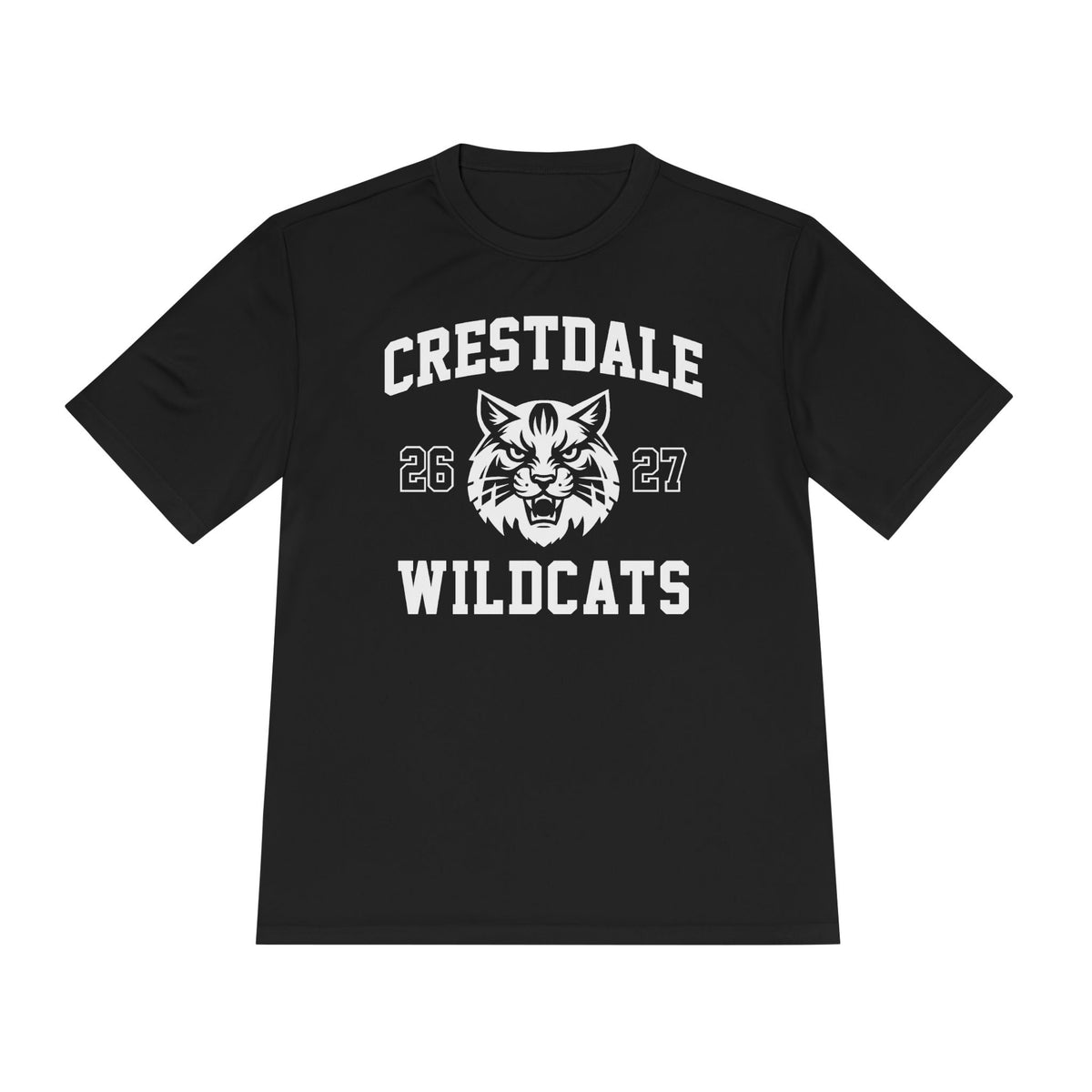 Crestdale Wildcats 26-27 Moisture-Wicking Tee