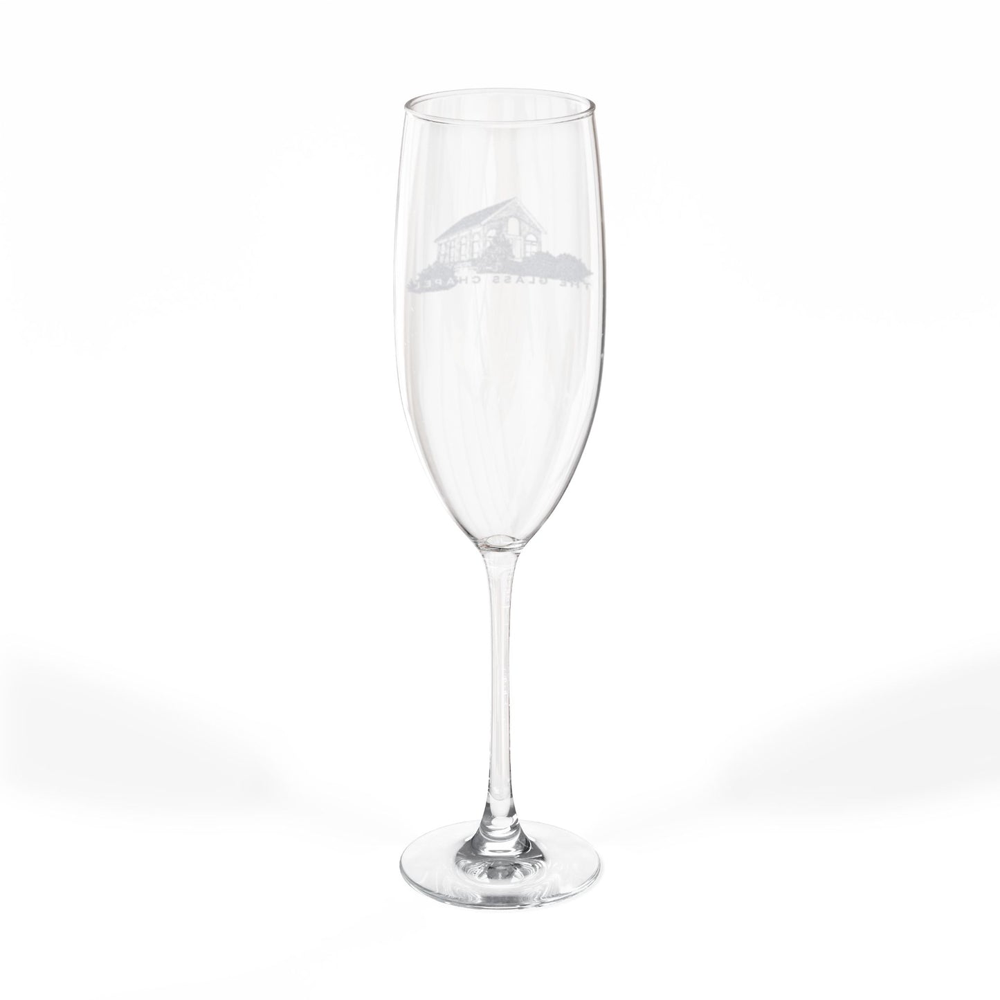 The Glass Chapel Engraved Champagne Flute