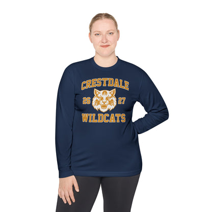 Crestdale Wildcats 26-27 Moisture Wicking Long Sleeve