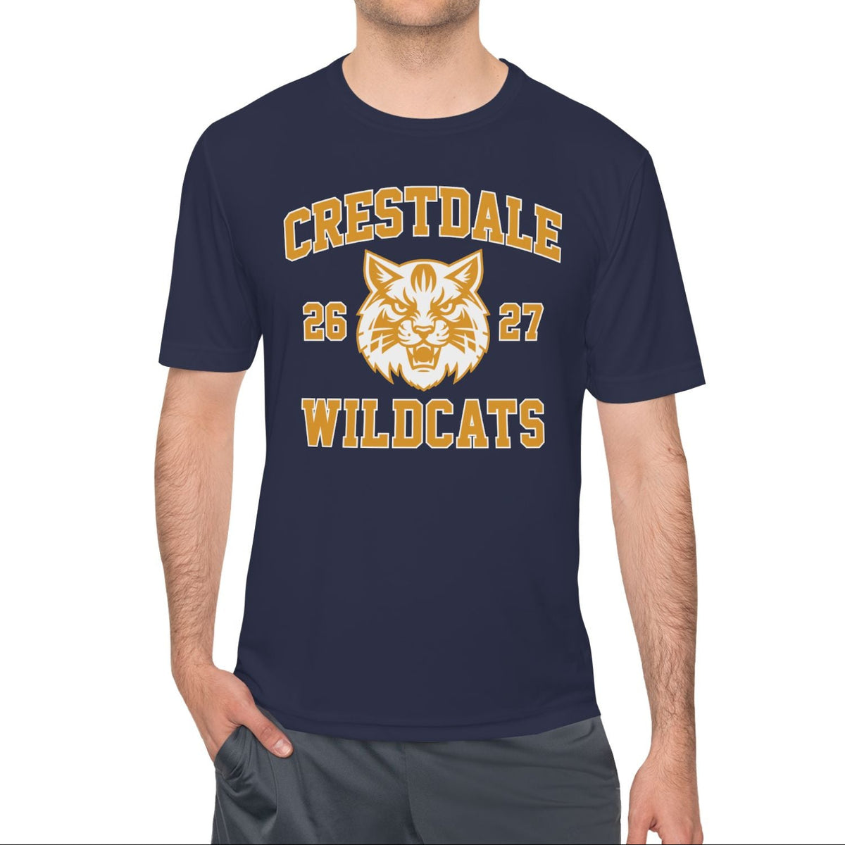 Crestdale Wildcats 26-27 Moisture-Wicking Tee