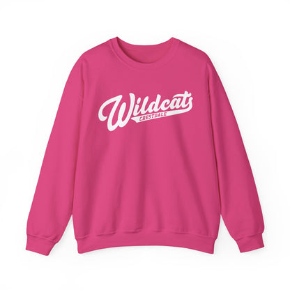Crestdale Wildcats Vintage Script Crewneck Sweatshirt