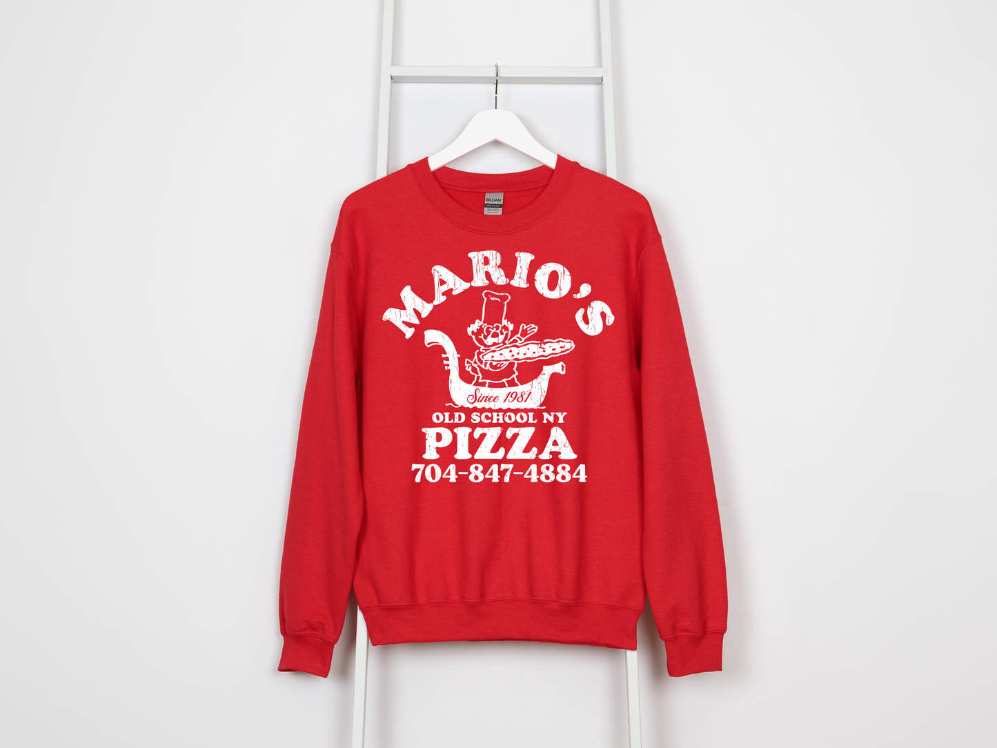 Mario's Italian Restaurant - Old School - Crewneck Sweatshirt