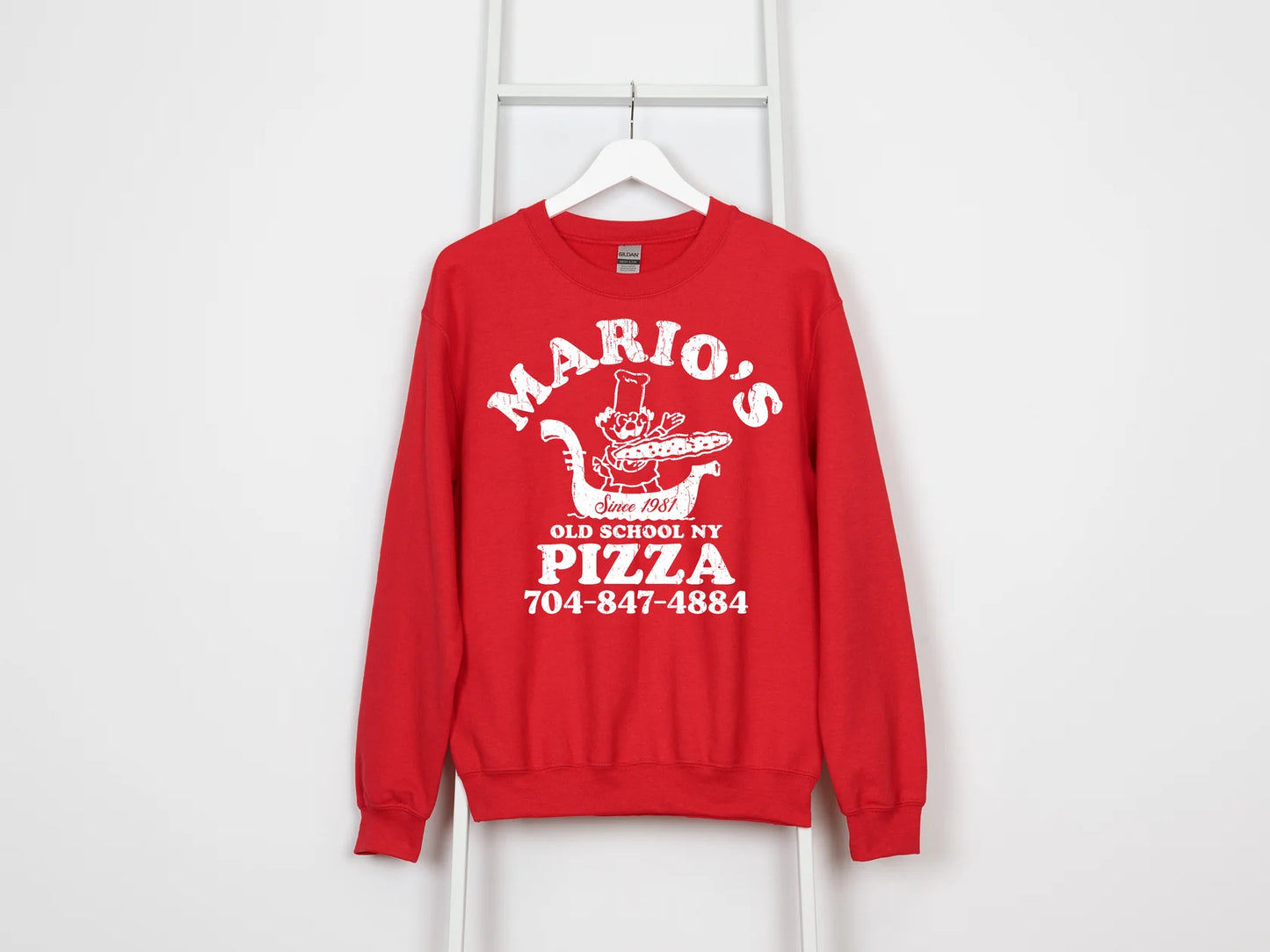 Mario's Italian Restaurant - Old School - Crewneck Sweatshirt