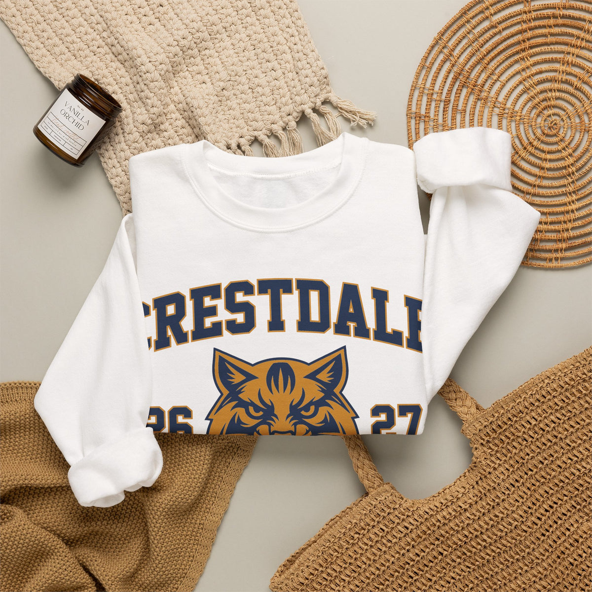 Crestdale Wildcats Crewneck Sweatshirt