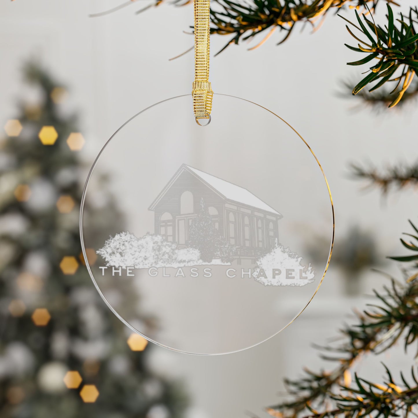 The Glass Chapel Acrylic Ornament