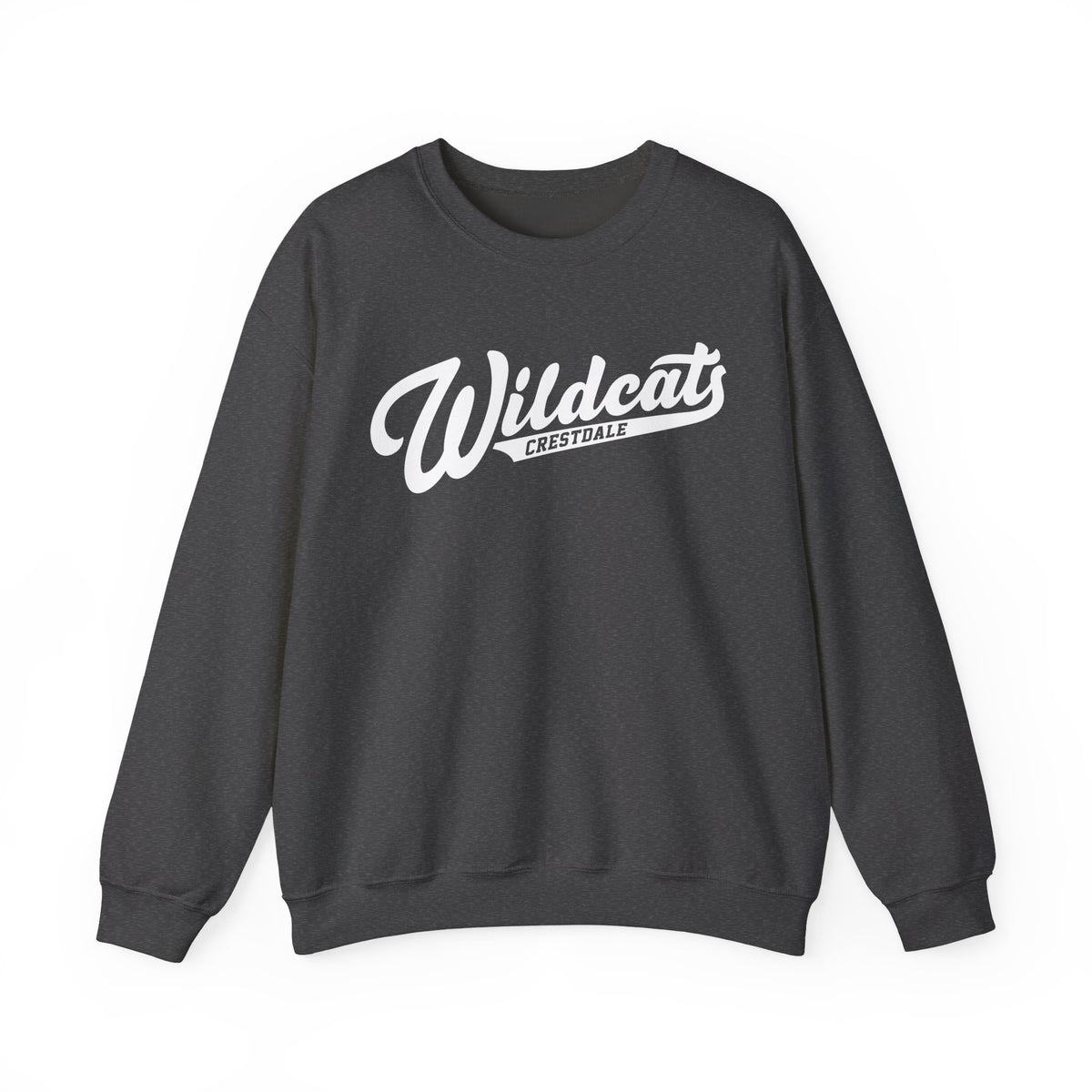 Crestdale Wildcats Vintage Script Crewneck Sweatshirt