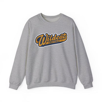 Crestdale Wildcats Vintage Script Crewneck Sweatshirt