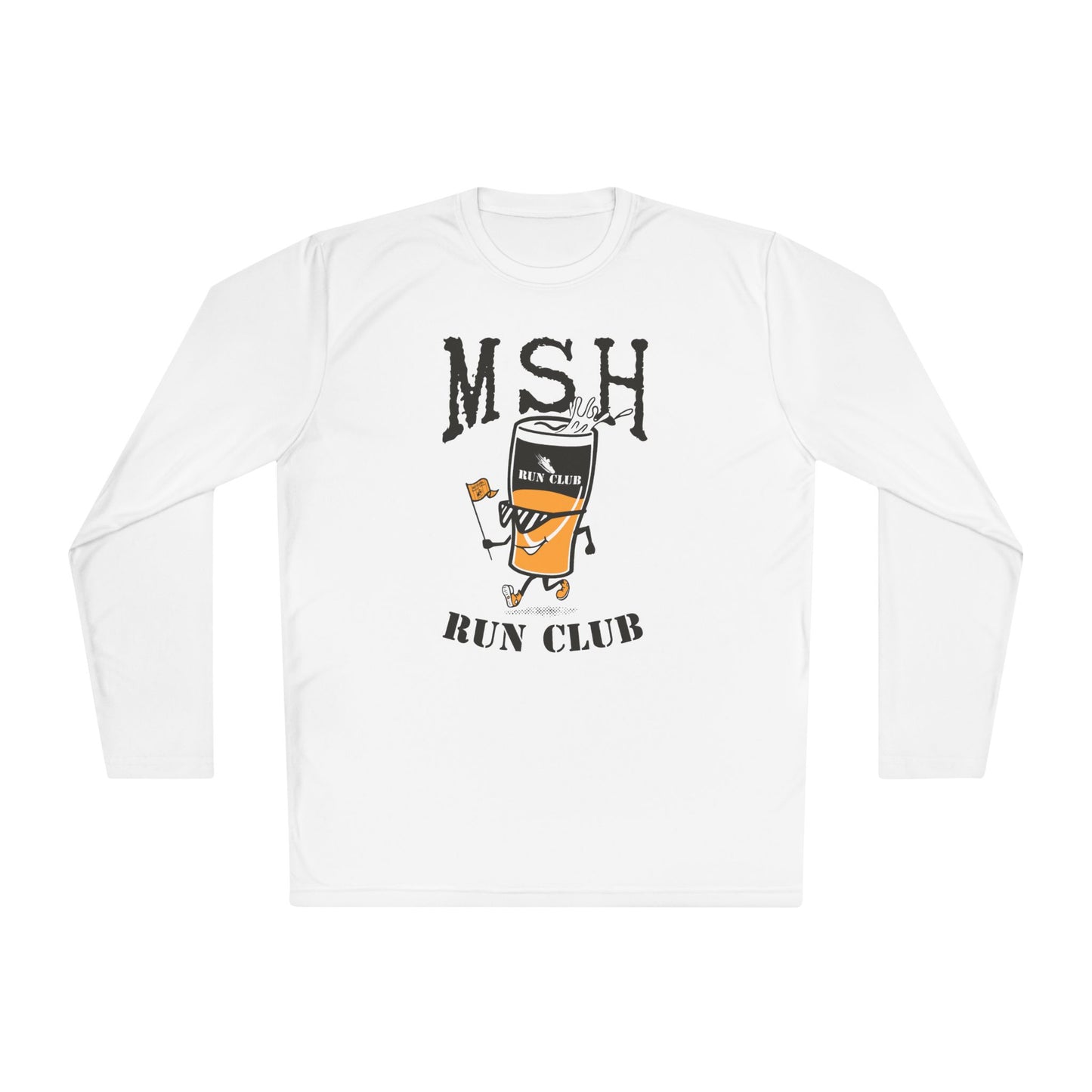 MSH Run Club Pint - Unisex Lightweight Long Sleeve Tee