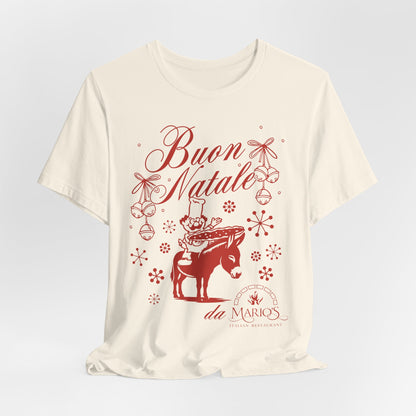 MIR Buon Natale Holiday Tee — Italian Christmas Donkey