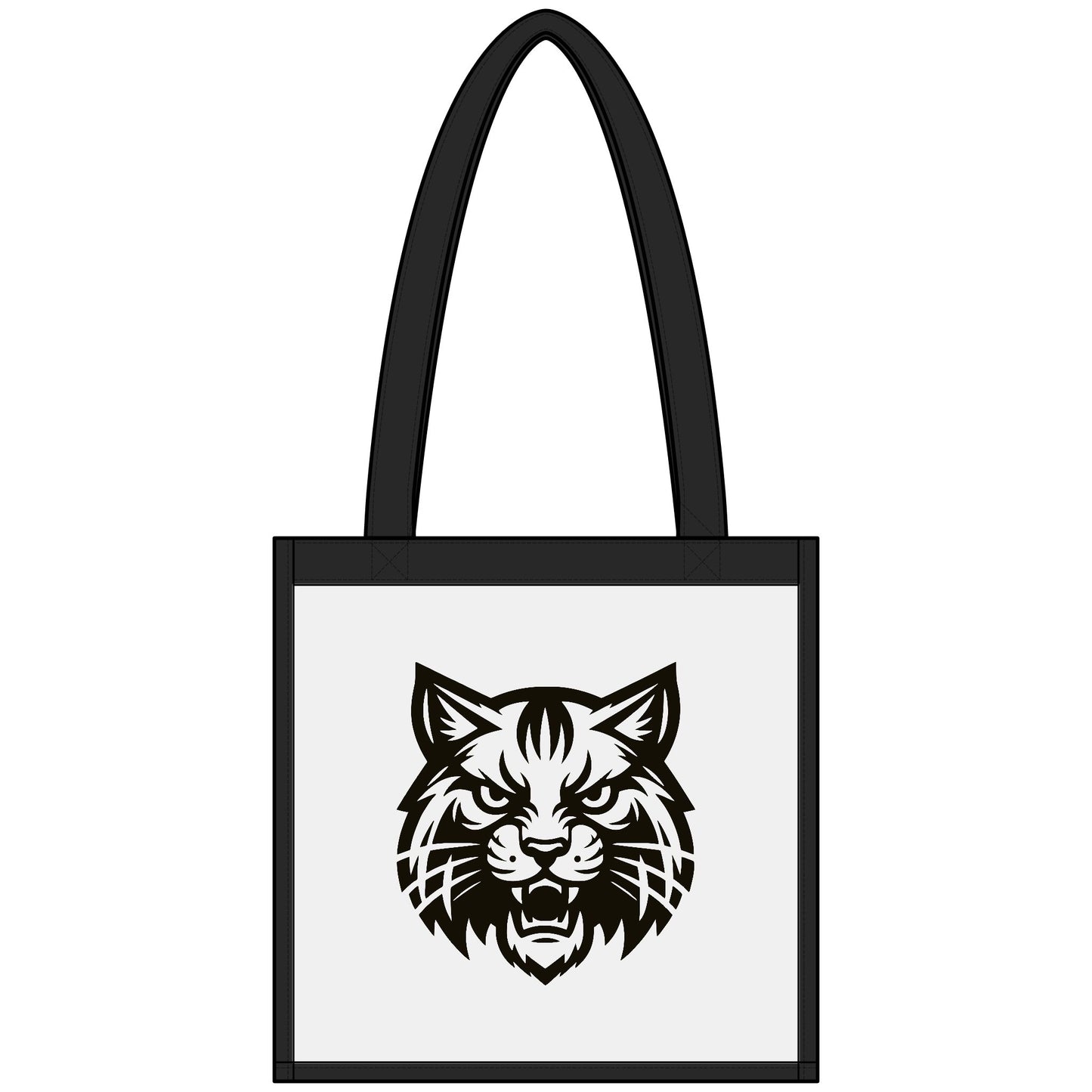 Clear Stadium Tote — Wildcat Mascot Clear Game Day Tote