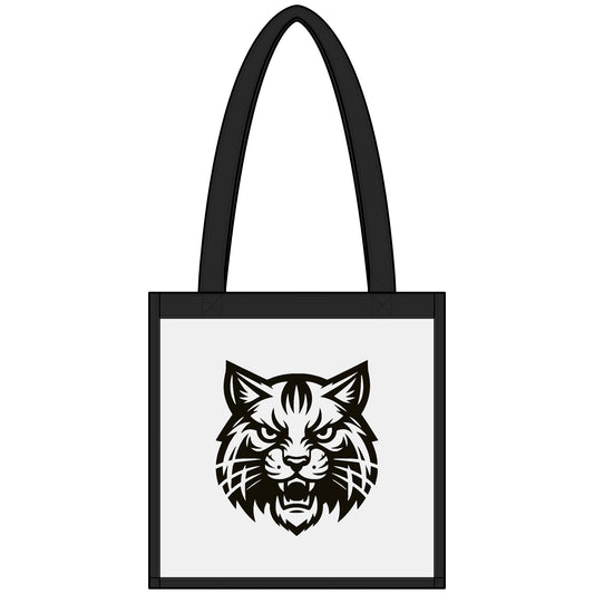 Clear Stadium Tote — Wildcat Mascot Clear Game Day Tote