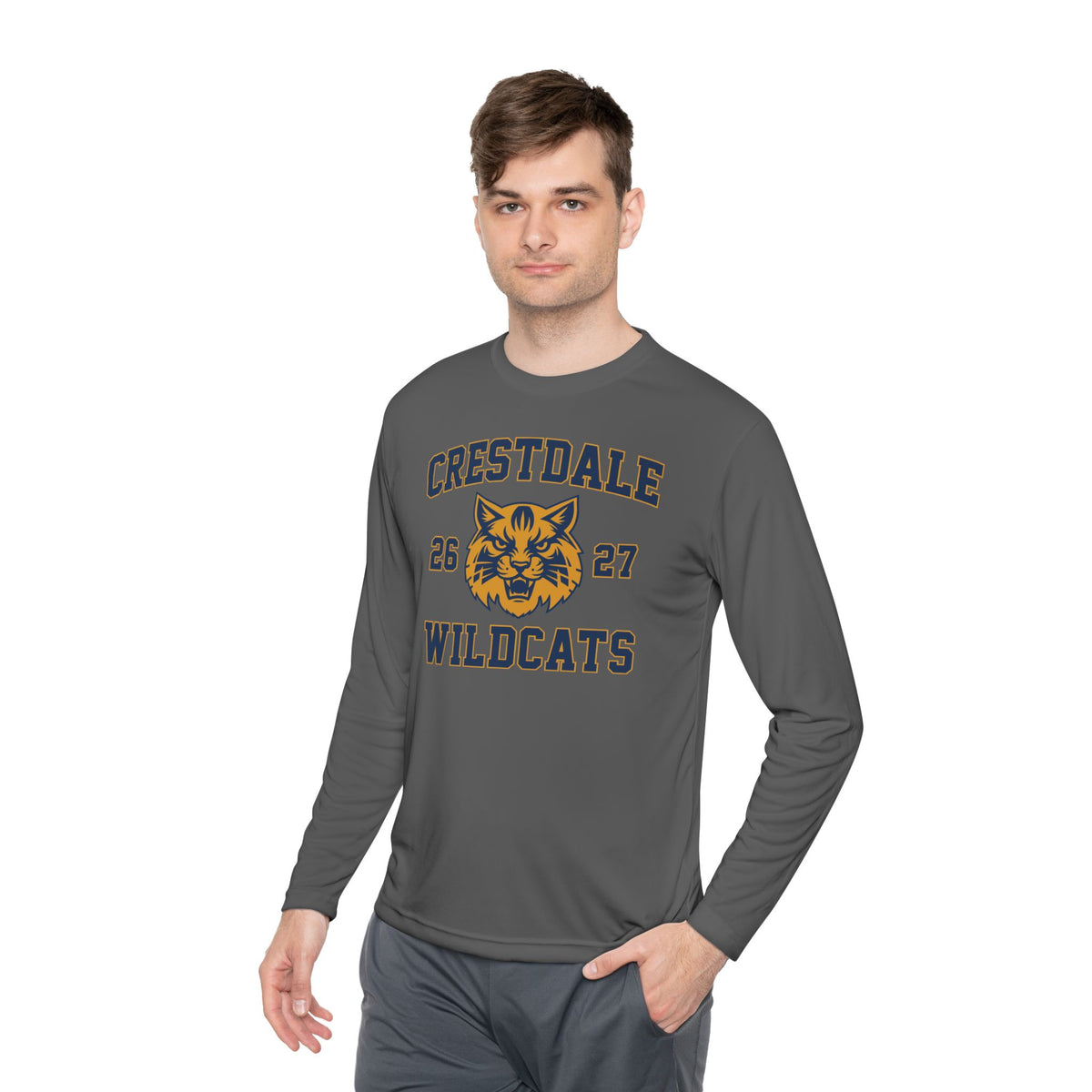 Crestdale Wildcats 26-27 Moisture Wicking Long Sleeve