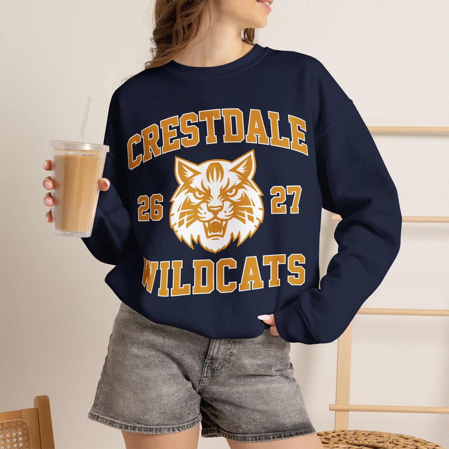 Crestdale Wildcats Crewneck Sweatshirt