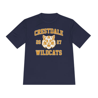 Crestdale Wildcats 26-27 Moisture-Wicking Tee