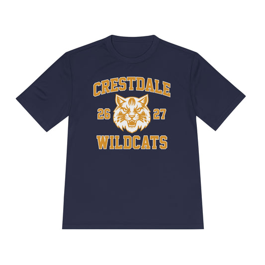 Crestdale Wildcats 26-27 Moisture-Wicking Tee