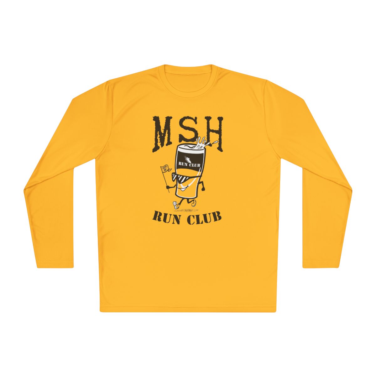 MSH Run Club Pint - Unisex Lightweight Long Sleeve Tee