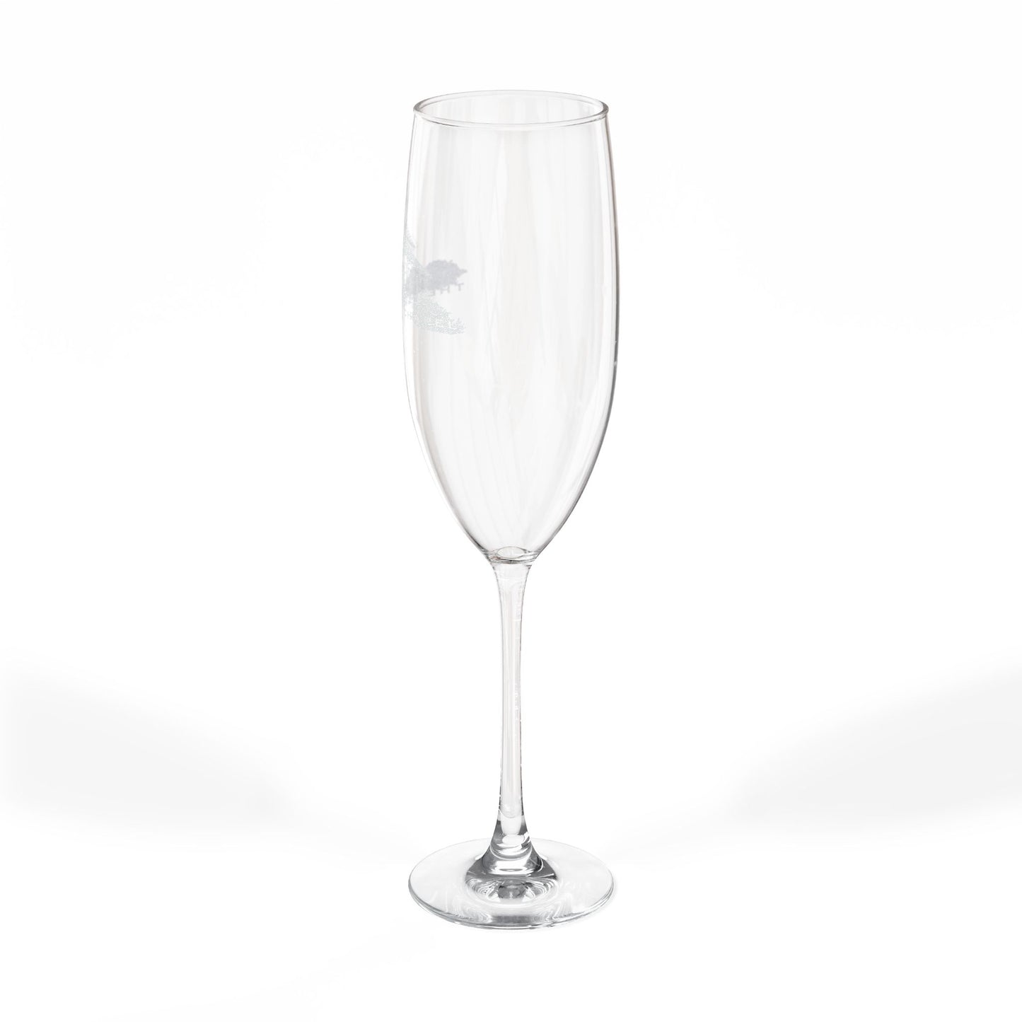 The Glass Chapel Engraved Champagne Flute