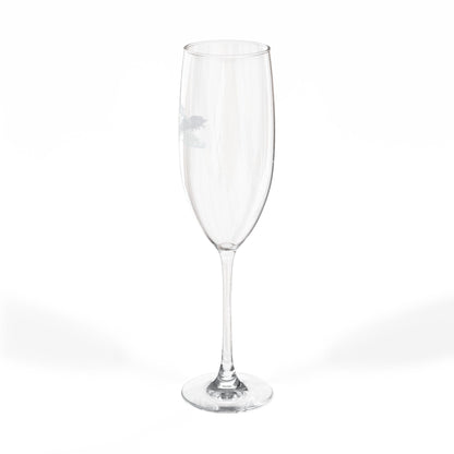 The Glass Chapel Engraved Champagne Flute