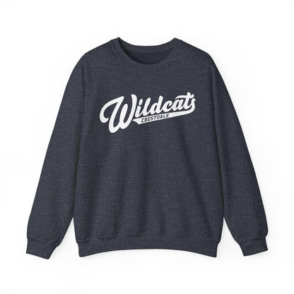 Crestdale Wildcats Vintage Script Crewneck Sweatshirt