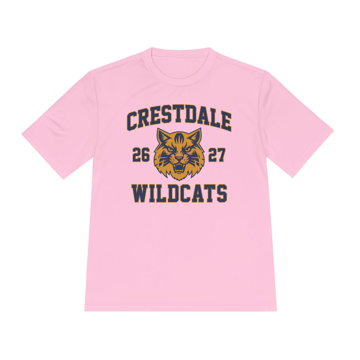 Crestdale Wildcats 26-27 Moisture-Wicking Tee