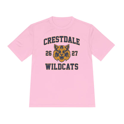 Crestdale Wildcats 26-27 Moisture-Wicking Tee