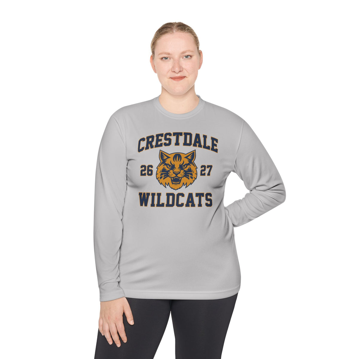 Crestdale Wildcats 26-27 Moisture Wicking Long Sleeve