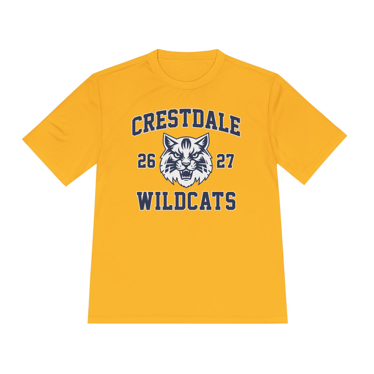 Crestdale Wildcats 26-27 Moisture-Wicking Tee