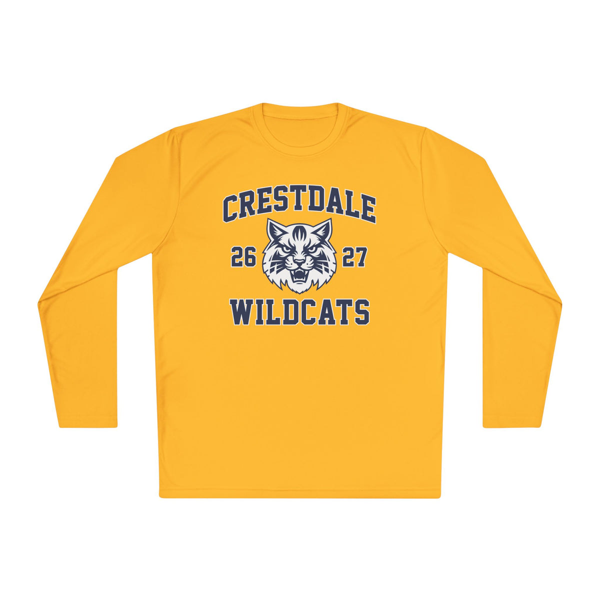 Crestdale Wildcats 26-27 Moisture Wicking Long Sleeve
