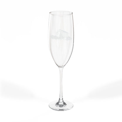 The Glass Chapel Engraved Champagne Flute
