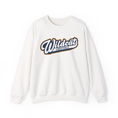 Crestdale Wildcats Vintage Script Crewneck Sweatshirt