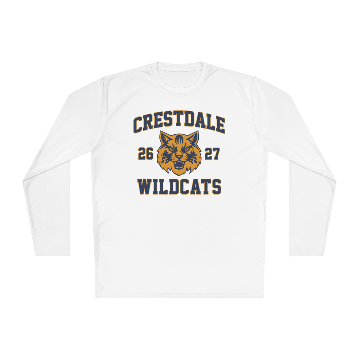 Crestdale Wildcats 26-27 Moisture Wicking Long Sleeve