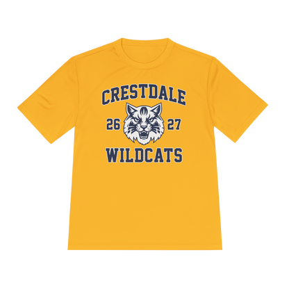 Crestdale Wildcats 26-27 Moisture-Wicking Tee