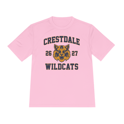 Crestdale Wildcats 26-27 Moisture-Wicking Tee