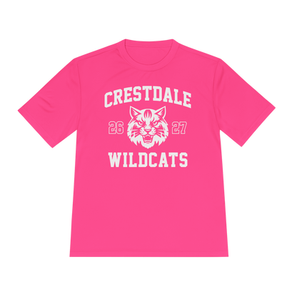 Crestdale Wildcats 26-27 Moisture-Wicking Tee